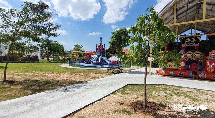 سرگرمی مزرعه گوسفند سوئیسی شهر تایلند کشور پاتایا