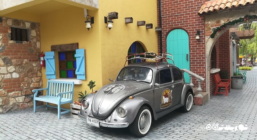 سرگرمی مزرعه گوسفند سوئیسی شهر تایلند کشور پاتایا