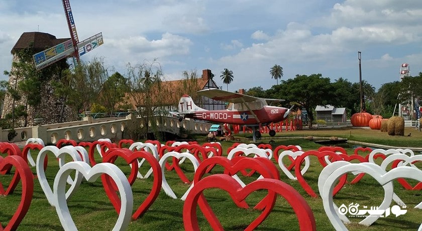 سرگرمی مزرعه گوسفند سوئیسی شهر تایلند کشور پاتایا