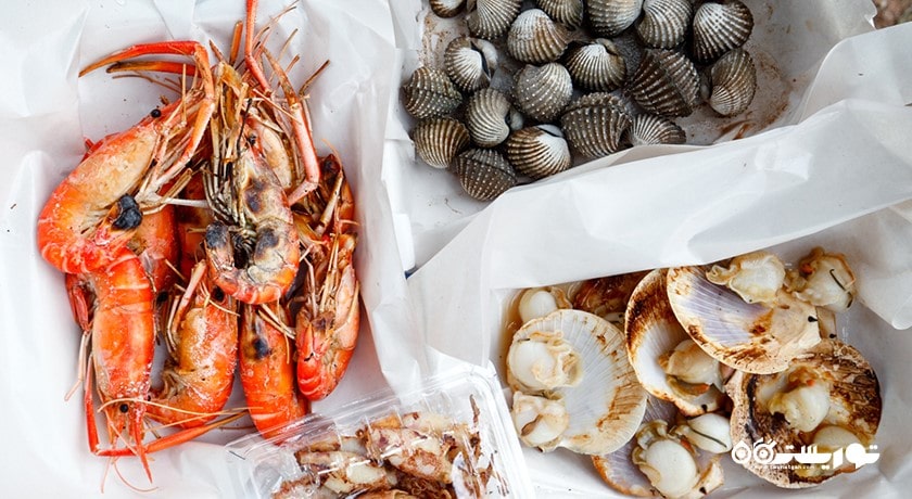 مرکز خرید بازار ماهی ناکلوا شهر تایلند کشور پاتایا