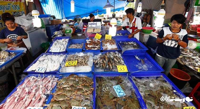 مرکز خرید بازار ماهی ناکلوا شهر تایلند کشور پاتایا