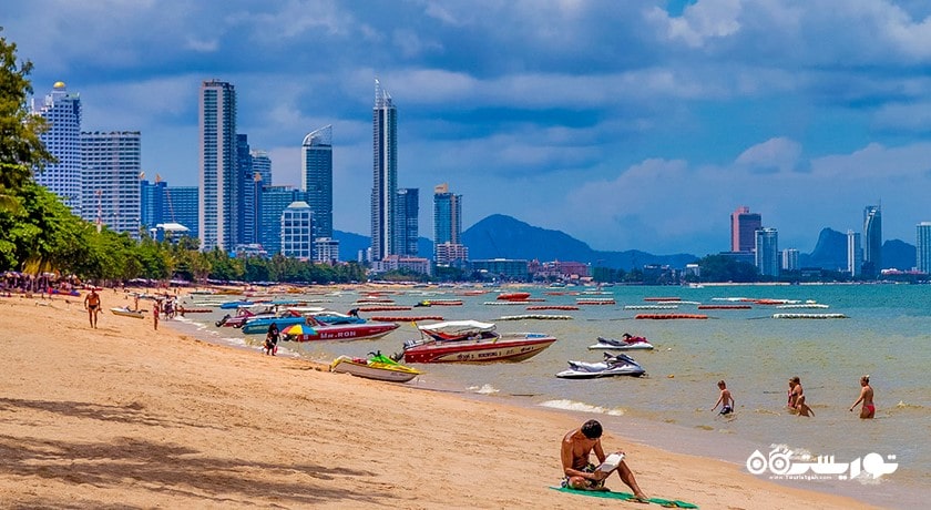 سرگرمی ساحل جامتین شهر تایلند کشور پاتایا