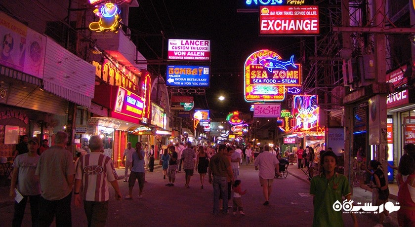 سرگرمی واکینگ استریت شهر تایلند کشور پاتایا