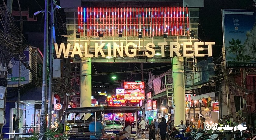 سرگرمی واکینگ استریت شهر تایلند کشور پاتایا