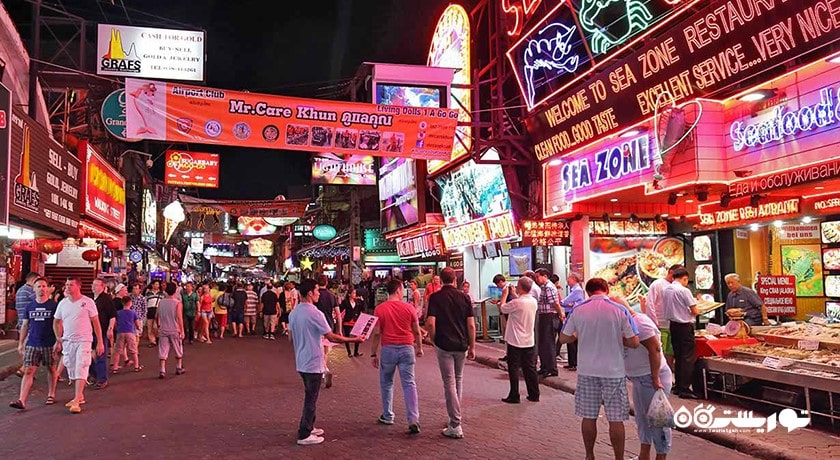 سرگرمی واکینگ استریت شهر تایلند کشور پاتایا