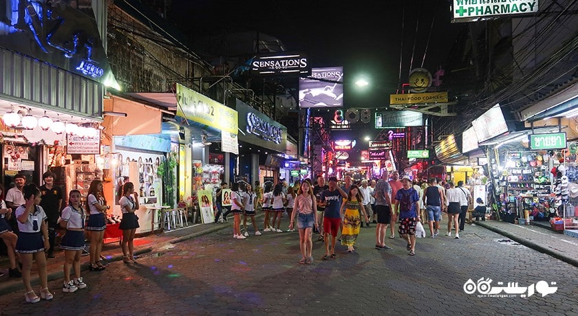 سرگرمی واکینگ استریت شهر تایلند کشور پاتایا