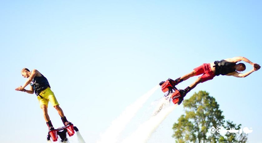 سرگرمی فلای بوردینگ در پاتایا شهر تایلند کشور پاتایا