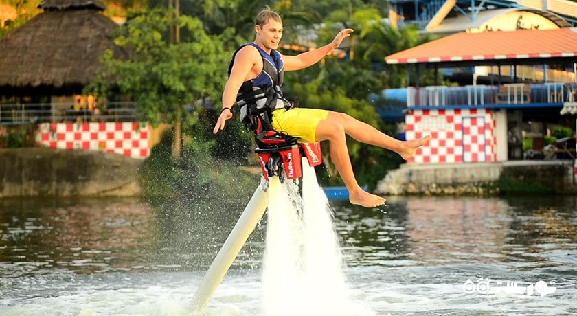 سرگرمی فلای بوردینگ در پاتایا شهر تایلند کشور پاتایا