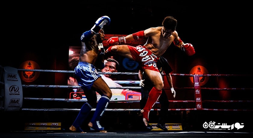 سرگرمی بوکس تایلندی موی تای در پاتایا شهر تایلند کشور پاتایا