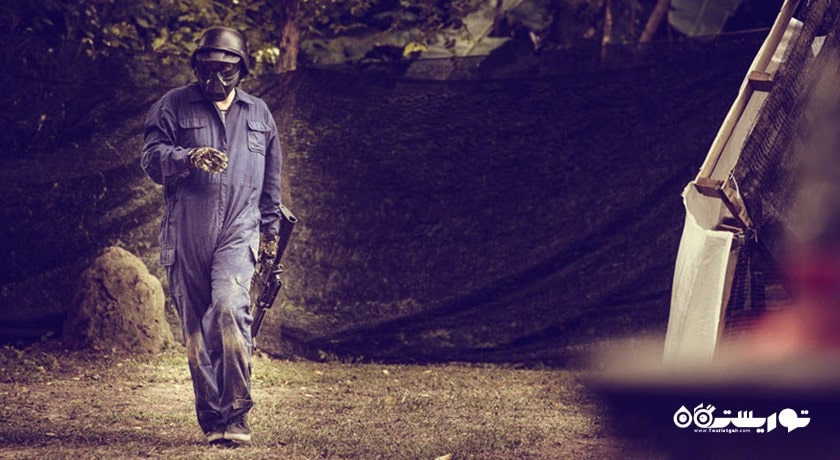 سرگرمی پینت بال در پاتایا شهر تایلند کشور پاتایا