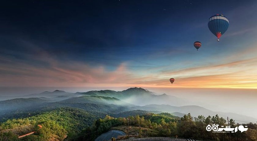 سرگرمی بالن سواری در پاتایا شهر تایلند کشور پاتایا