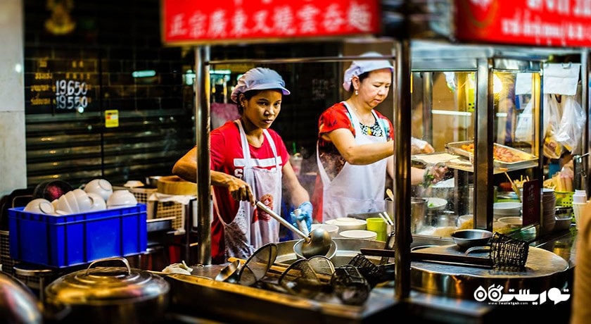 غذای خیابانی در بانکوک -  شهر بانکوک