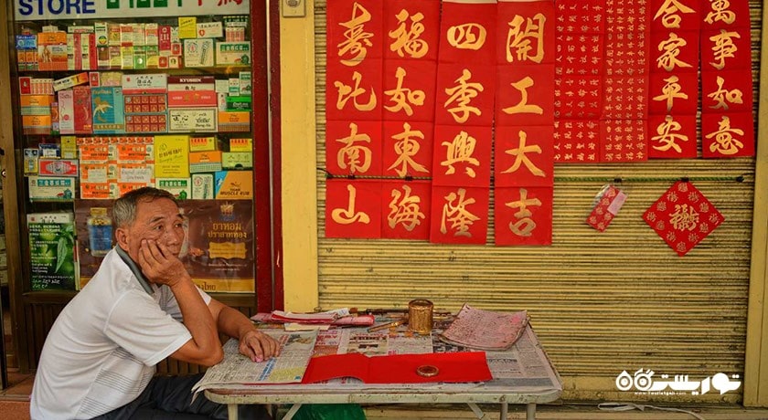  محله چینی ها در بانکوک شهر تایلند کشور بانکوک