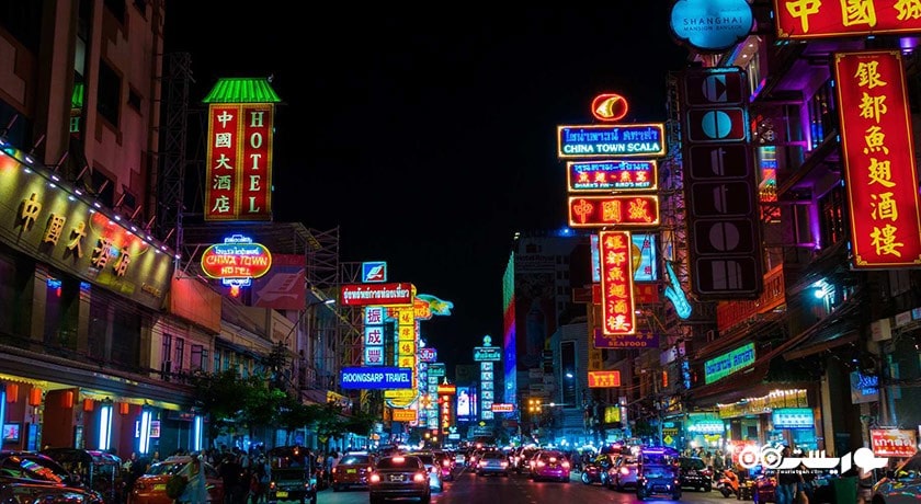  محله چینی ها در بانکوک شهر تایلند کشور بانکوک