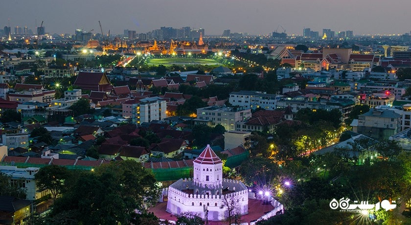  قلعه پرا سومن شهر تایلند کشور بانکوک