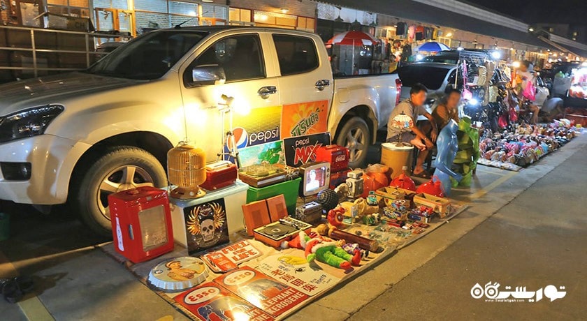 مرکز خرید بازارهای بانکوک شهر تایلند کشور بانکوک