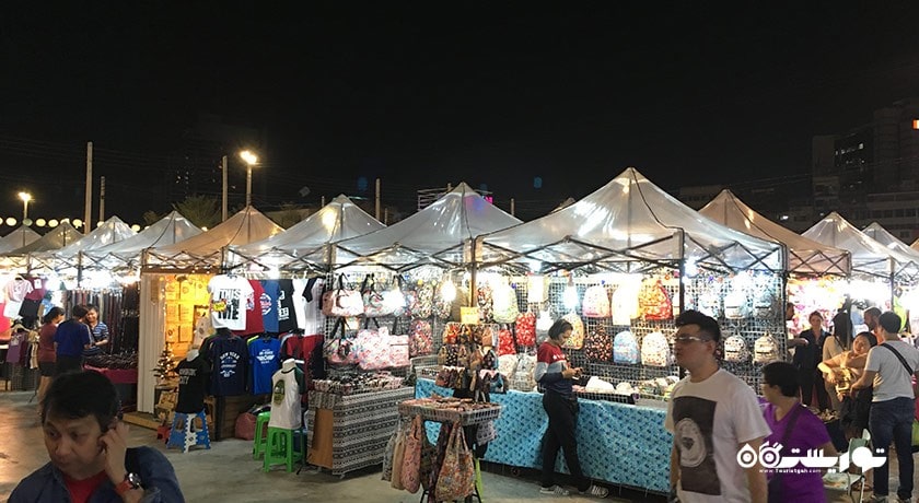 مرکز خرید بازارهای بانکوک شهر تایلند کشور بانکوک