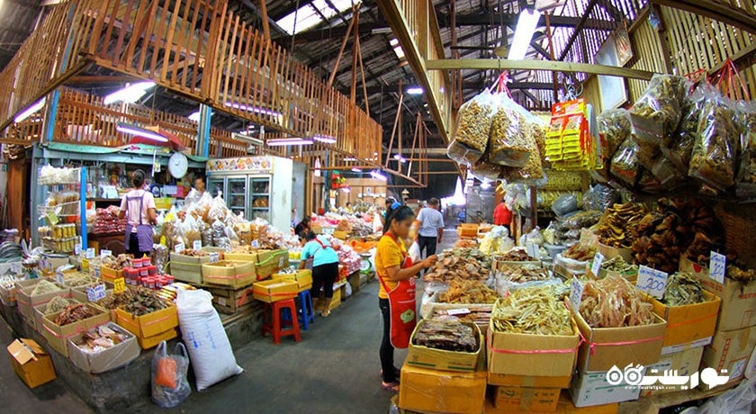 مرکز خرید بازارهای بانکوک شهر تایلند کشور بانکوک