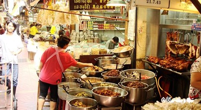 مرکز خرید بازارهای بانکوک شهر تایلند کشور بانکوک