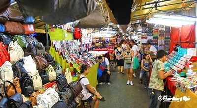 مرکز خرید بازارهای بانکوک شهر تایلند کشور بانکوک