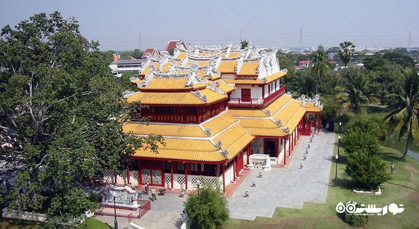  کاخ سلطنتی بانگ پا این شهر تایلند کشور بانکوک