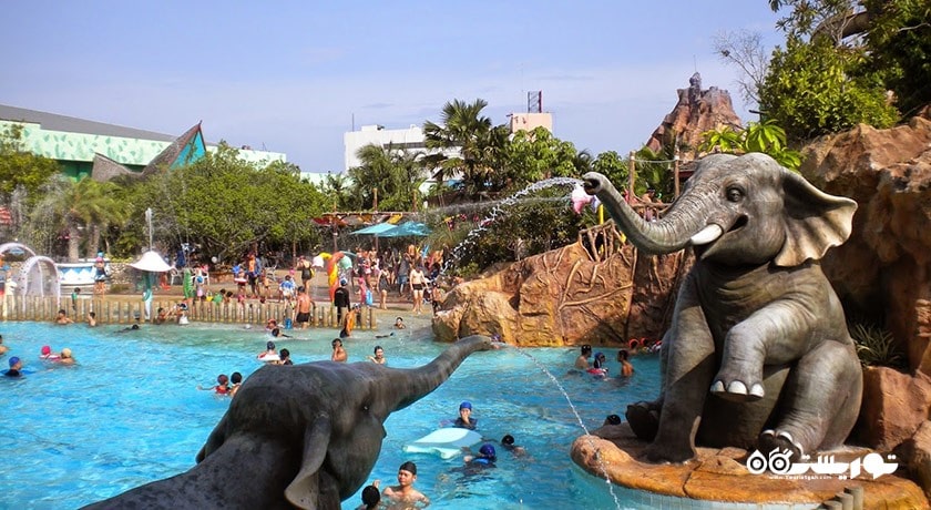 سرگرمی پارک آبی فانتازیا لاگون شهر تایلند کشور بانکوک