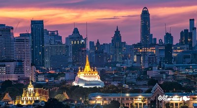  معبد ساکت شهر تایلند کشور بانکوک