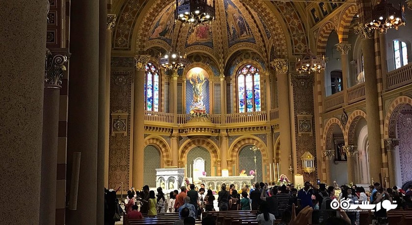  کلیسای جامع اسامپشن شهر تایلند کشور بانکوک