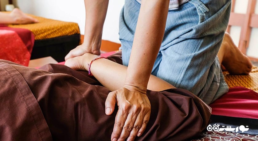 سرگرمی ماساژ تایلندی در بانکوک شهر تایلند کشور بانکوک