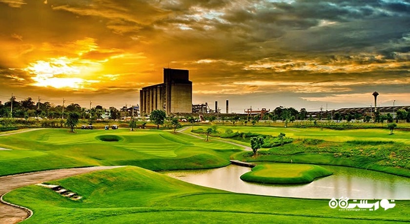 سرگرمی گلف در بانکوک شهر تایلند کشور بانکوک