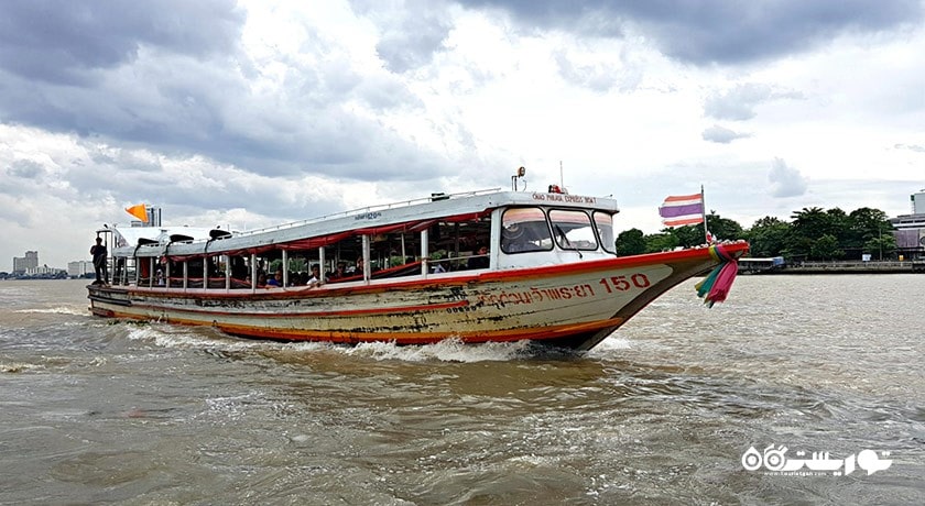 سرگرمی سفر در رودخانه چائو پرایا شهر تایلند کشور بانکوک