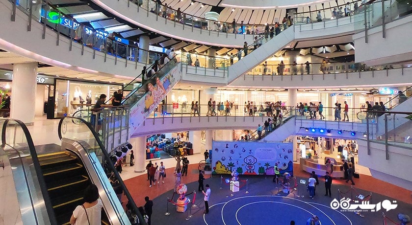 مرکز خرید مرکز خرید سنترال ورلد شهر تایلند کشور بانکوک