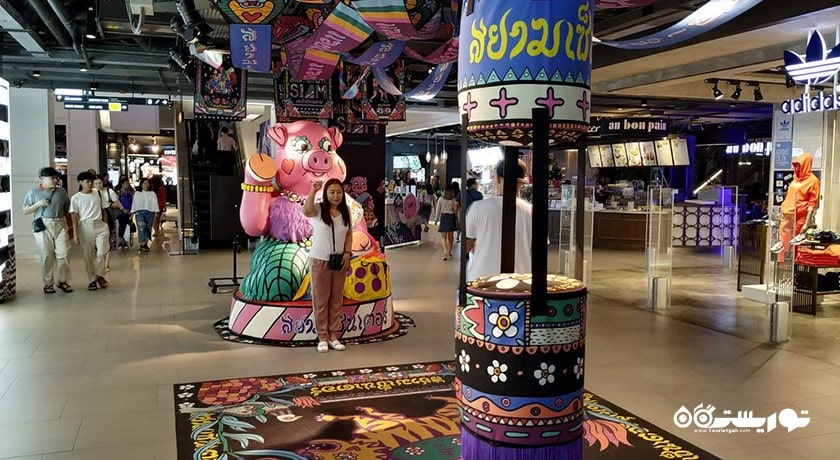 مرکز خرید مرکز خرید سیام شهر تایلند کشور بانکوک