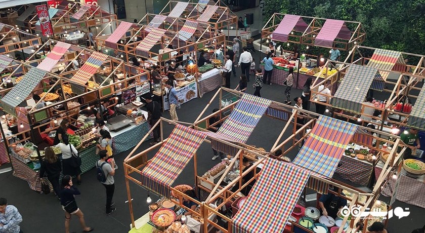 مرکز خرید مرکز خرید سیکان اسکوئر شهر تایلند کشور بانکوک