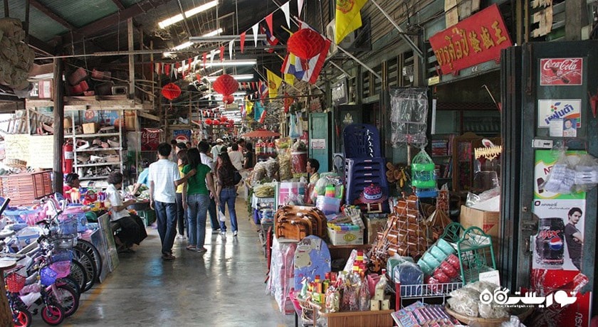 مرکز خرید بازار کلونگ سوان 100 ساله شهر تایلند کشور بانکوک