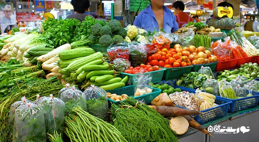 مرکز خرید بازار اور تور کور شهر تایلند کشور بانکوک