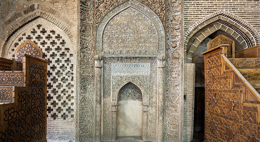  مسجد جامع اصفهان (مسجد جمعه یا عتیق) شهرستان اصفهان استان اصفهان