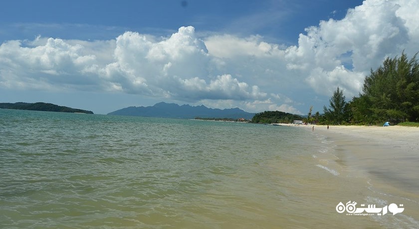 سرگرمی ساحل پانتای تنگا شهر مالزی کشور لنکاوی