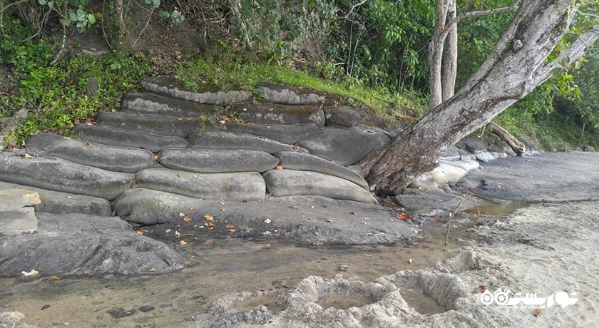 سرگرمی ساحل بلک سند شهر مالزی کشور لنکاوی