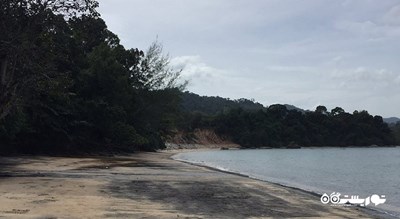 سرگرمی ساحل بلک سند شهر مالزی کشور لنکاوی