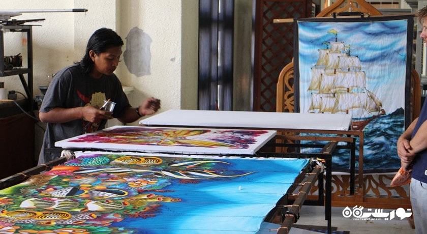  مجموعه فرهنگی صنایع دستی لنکاوی شهر مالزی کشور لنکاوی