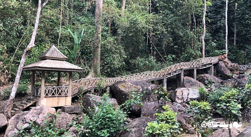  آبشارهای دوریان پرانگین شهر مالزی کشور لنکاوی