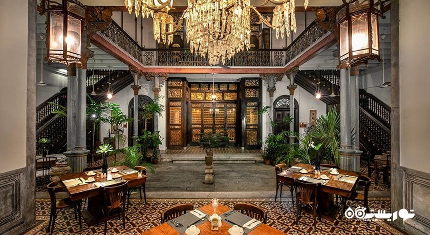  عمارت آبی شهر مالزی کشور پنانگ