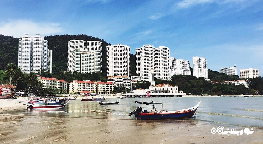سرگرمی ساحل تانجونگ بونگا شهر مالزی کشور پنانگ