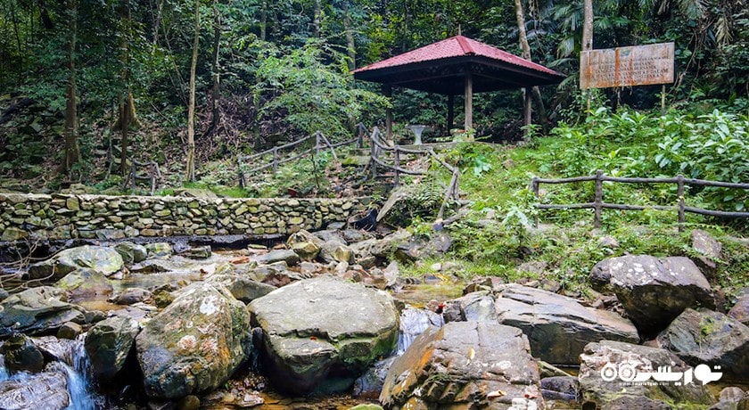  آبشار ایر ترجون تموران شهر مالزی کشور لنکاوی