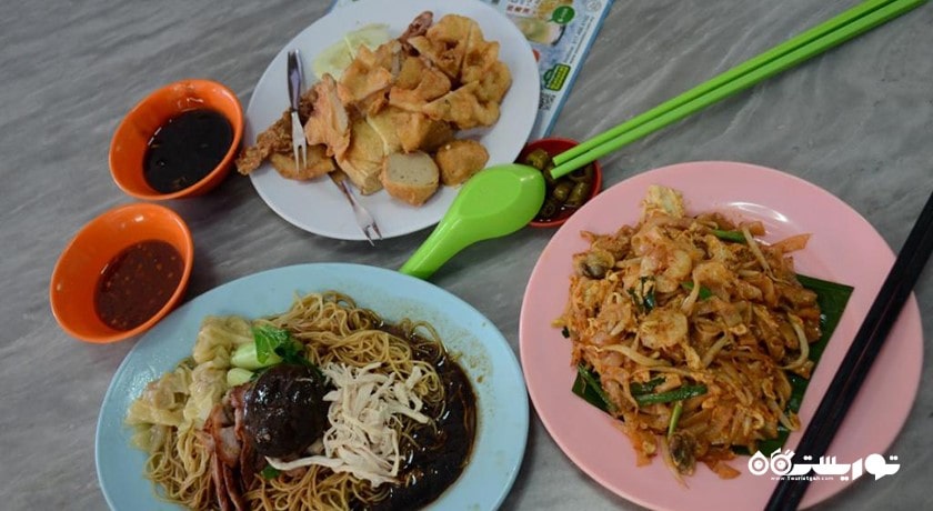 رستوران کافه کنگ پین شهر پنانگ 