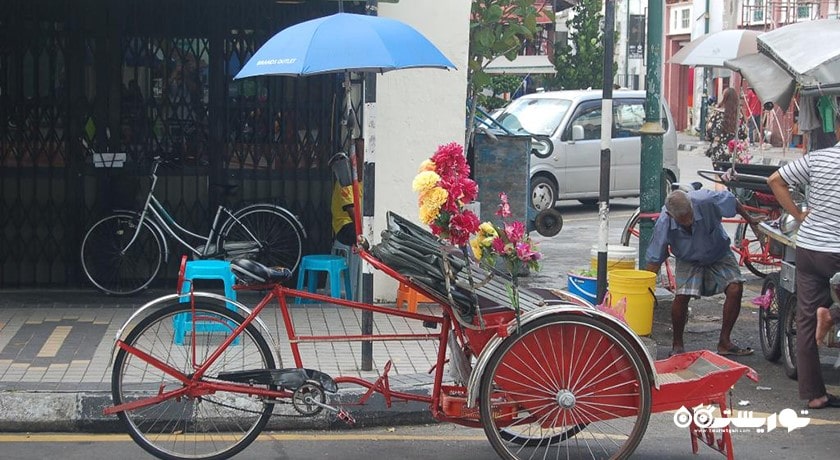 سرگرمی سواری با تریشاو در پنانگ شهر مالزی کشور پنانگ