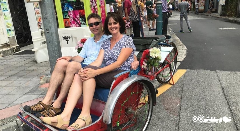 سواری با تریشاو در پنانگ -  شهر پنانگ