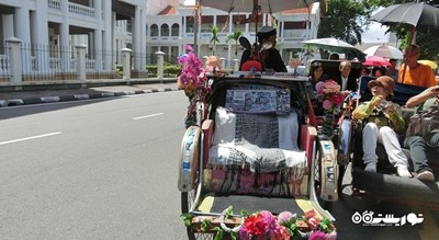سرگرمی سواری با تریشاو در پنانگ شهر مالزی کشور پنانگ