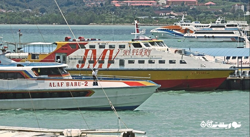 سرگرمی کشتی سواری در پنانگ شهر مالزی کشور پنانگ